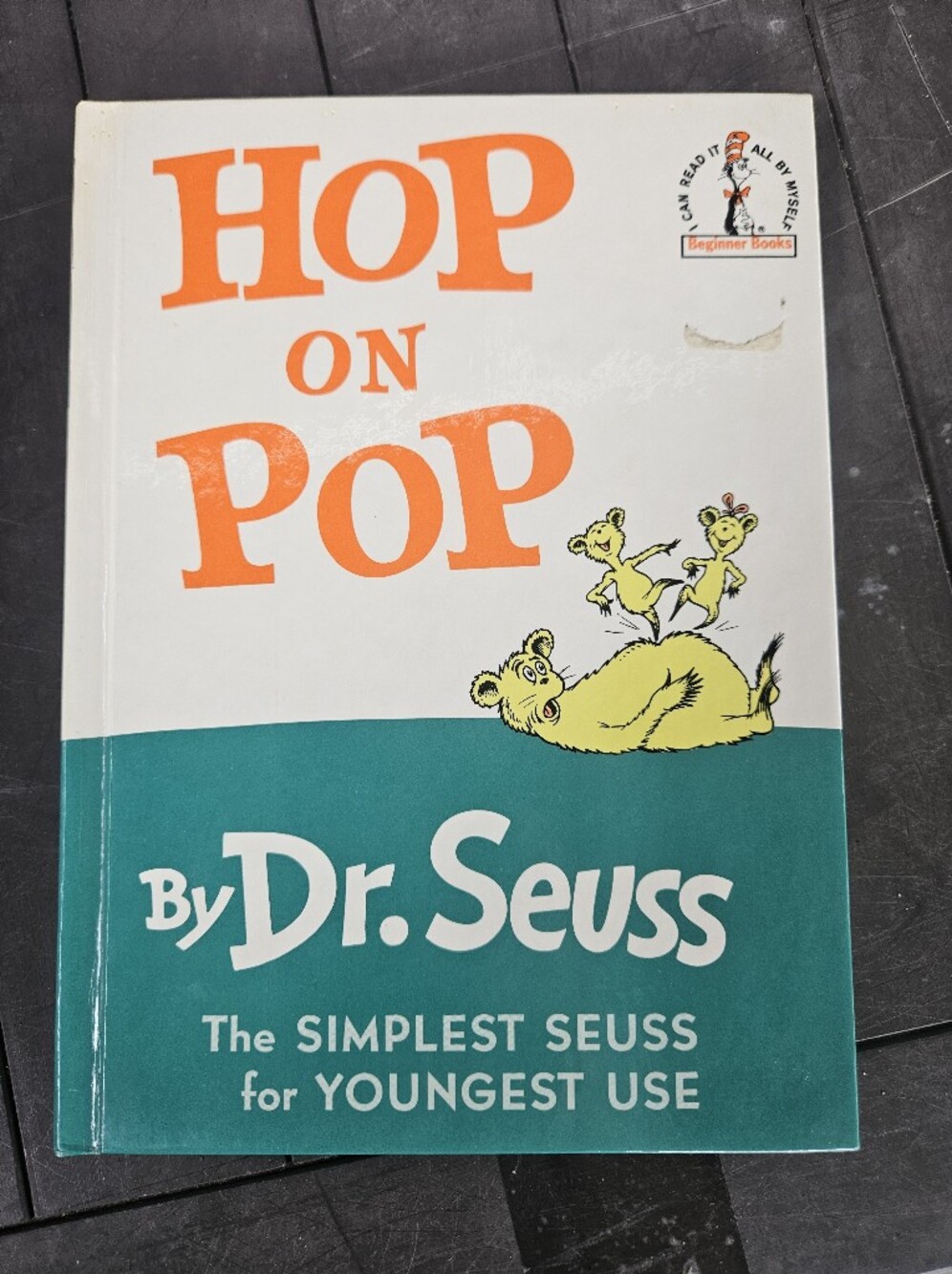 Vintage Dr. Seuss Hop on Pop Hardcover Beginner Book – ISBN 0-394-80029-X